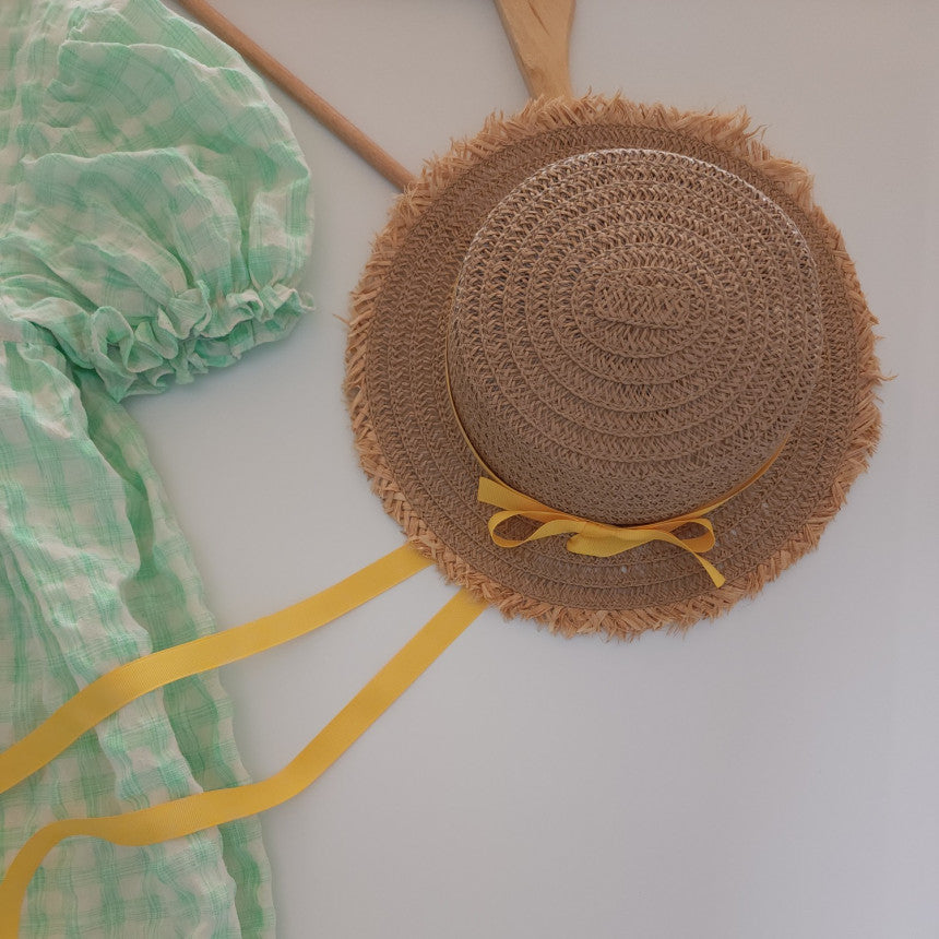 [La belle] Ribbon Summer Hat_4colors