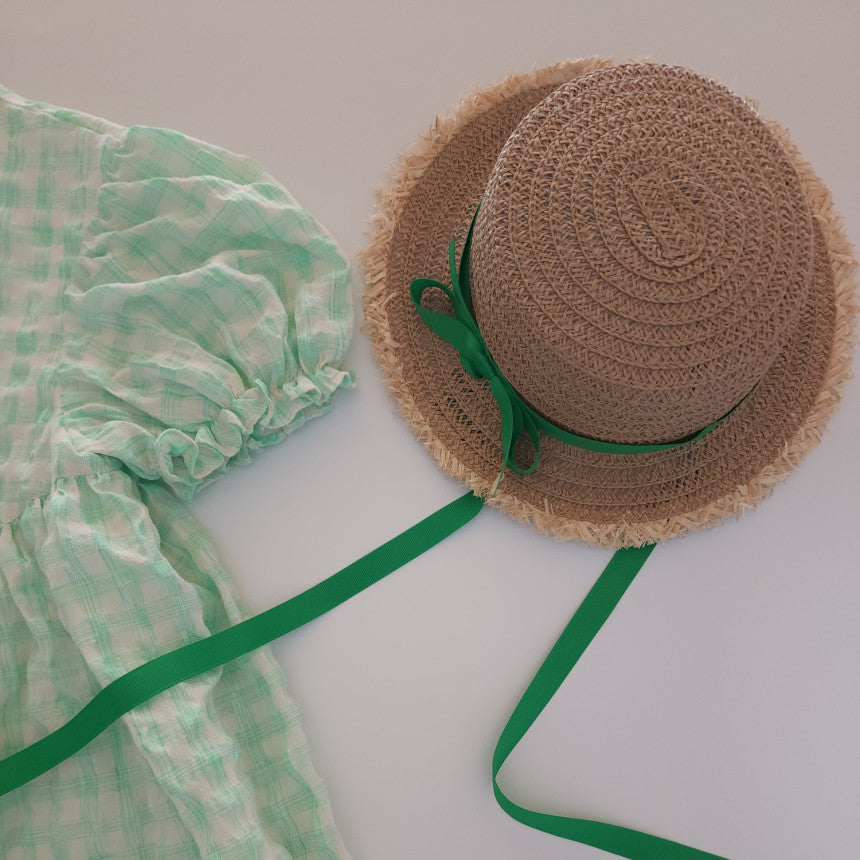 [La belle] Ribbon Summer Hat_4colors