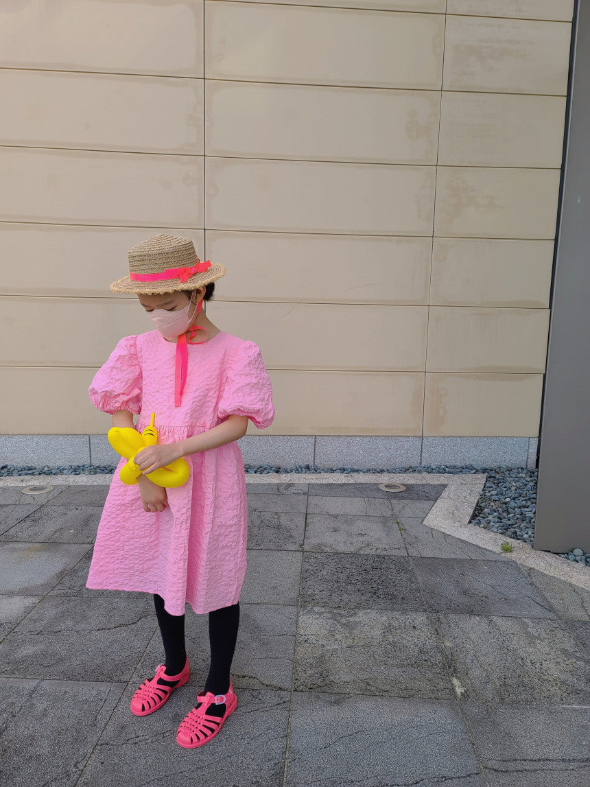 [La belle] Ribbon Summer Hat_4colors