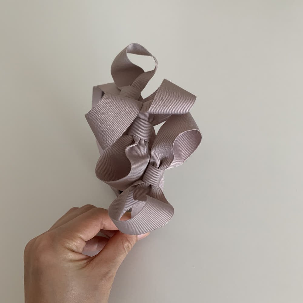 ([Maman SSura] Tripple Ribbon Hair Band
