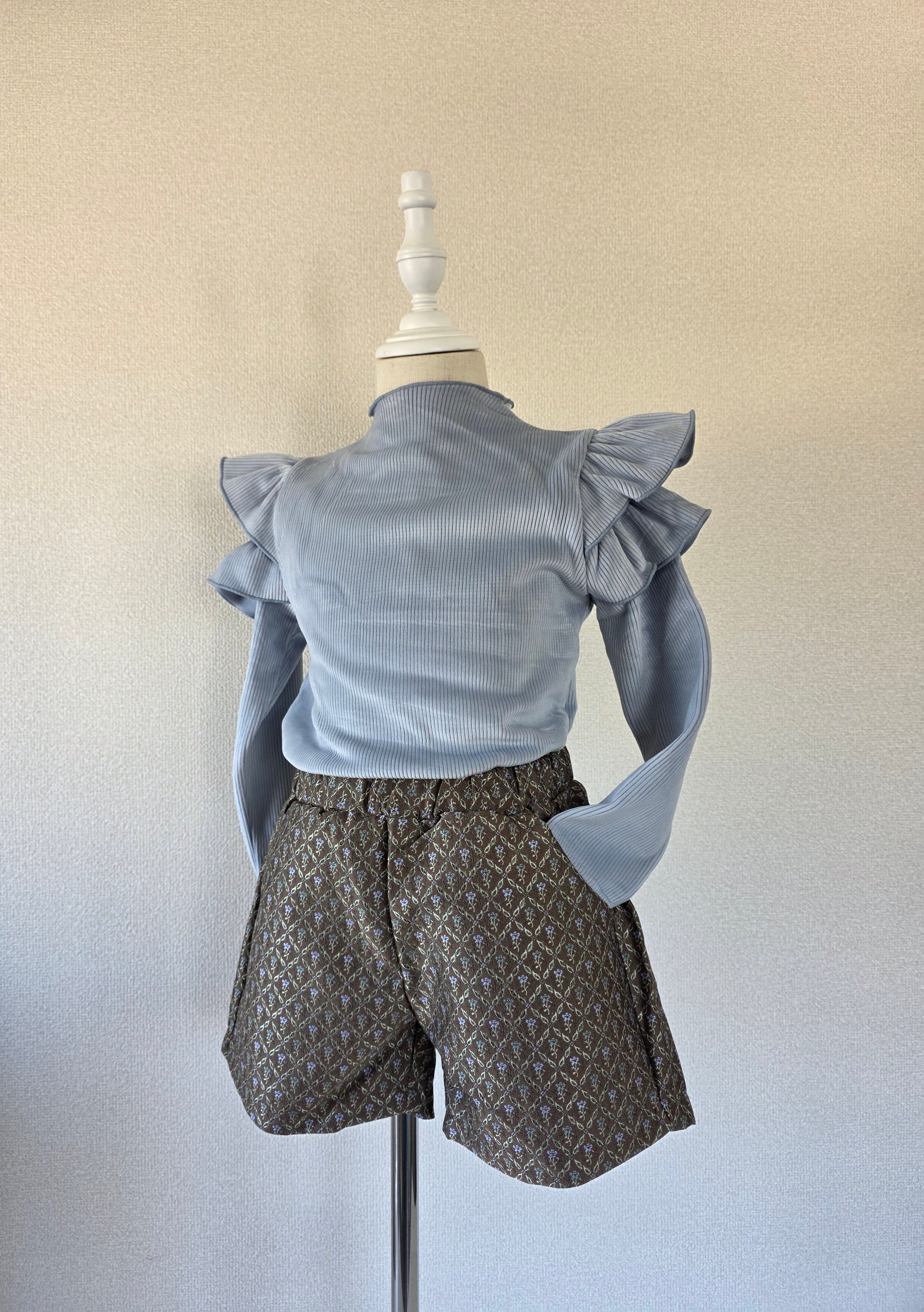 [ohho] Mone Jacquard Pants_2colors