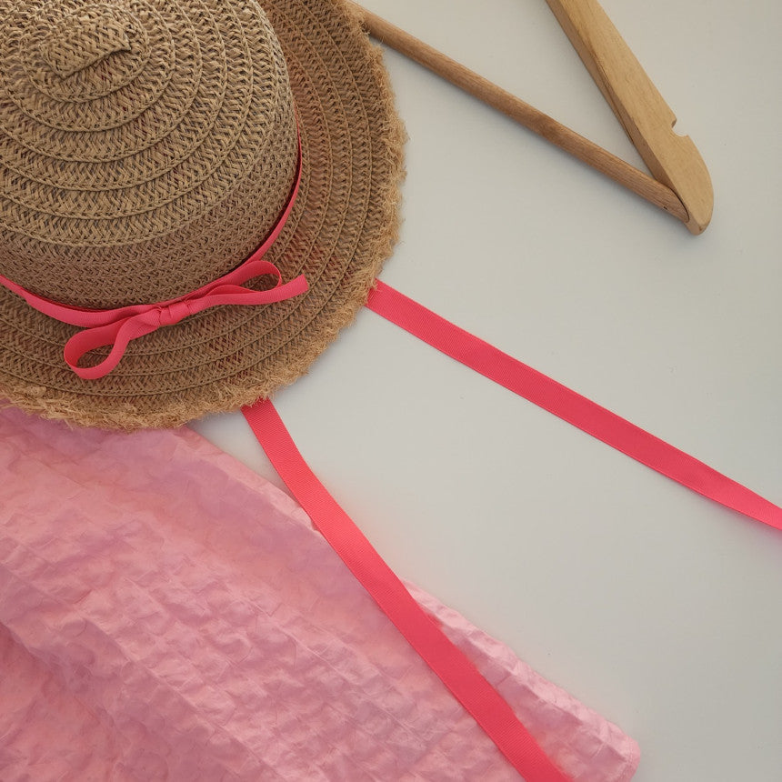 [La belle] Ribbon Summer Hat_4colors