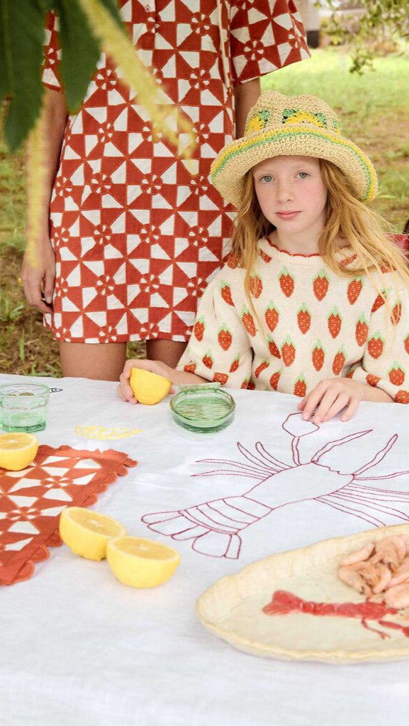 FISH & KIDS〛 PATCHWORK DRESS WITH COLLAR (Kids and Women