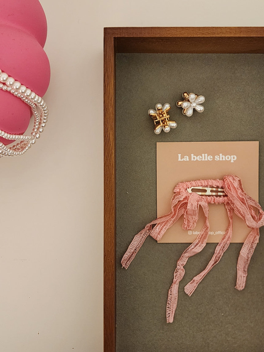 [La Belle] Penelope Hairpin_Yellow/Pink