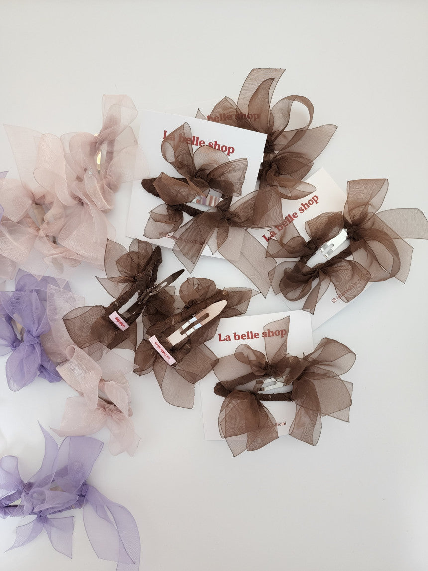 [La Belle] Organdy Hairpin_8colors