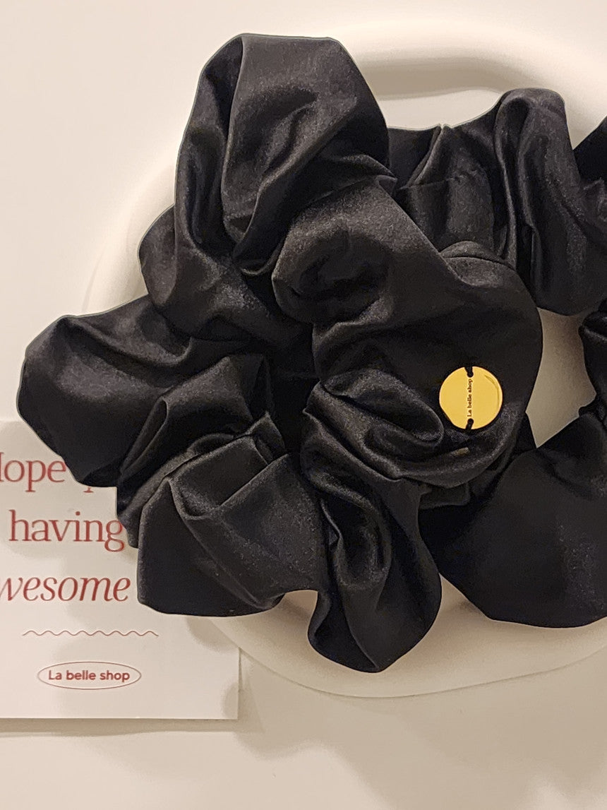 [La Belle] Label Scrunchie